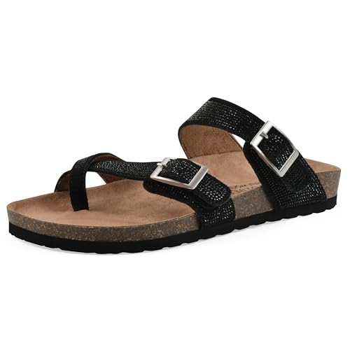 WHITE MOUNTAIN Women's Grays Signature Comfort-Molded Footbed Sandal