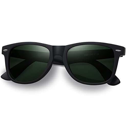 Glapeame Polarisiert-Sonnenbrille-Herren-Damen-Sunglasses-Men-Woman-Unisex Sonnenbrillen Geeignet für Outdoor-Aktivitäten，Pitch black
