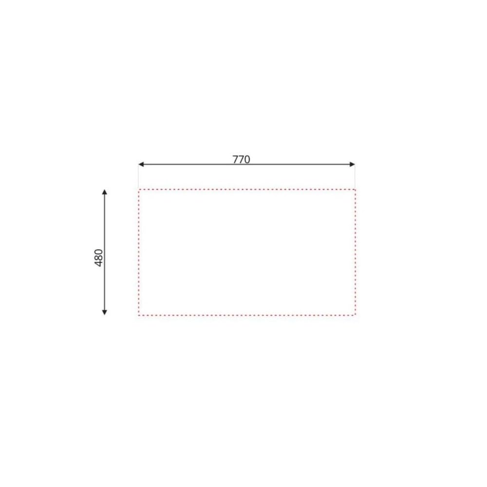 Lavello cucina vasca acciaio inox da incasso gocciolatoio sx 50x79 cm