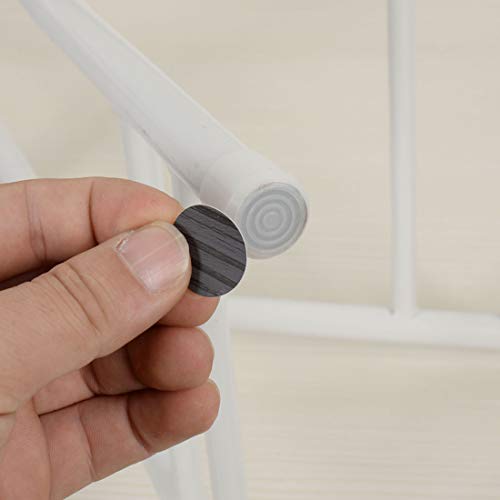 Image of uxcell Furniture Desk Table Self-Adhesive Screw Hole Covers Stickers 54 in 1 Black Brown