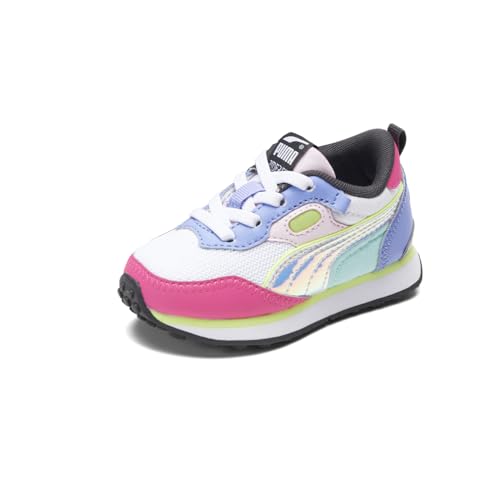 PUMA Kids Girls Rider Fv Future Vintage Lace Up Sneakers Shoes Casual - Beige, Pink2