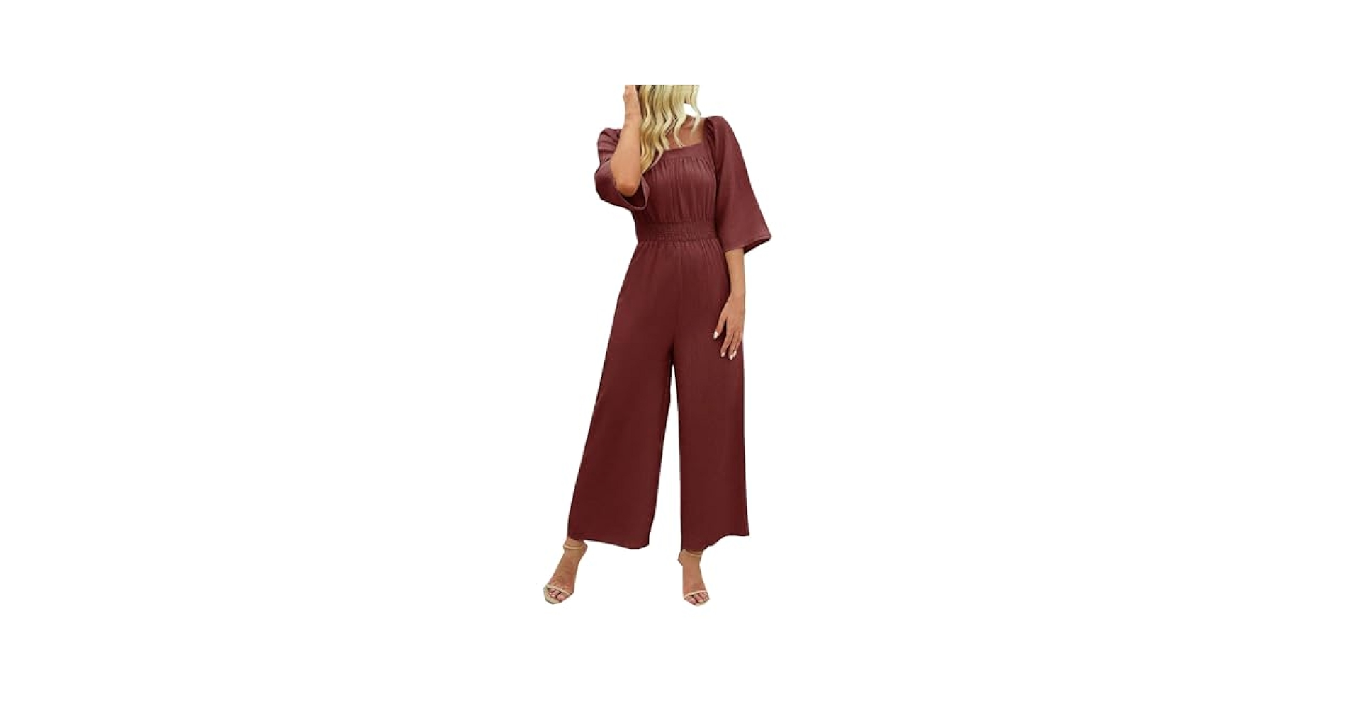 Amazon.com: Sinzelimin Jumpsuit for Womens Ruffles Cap