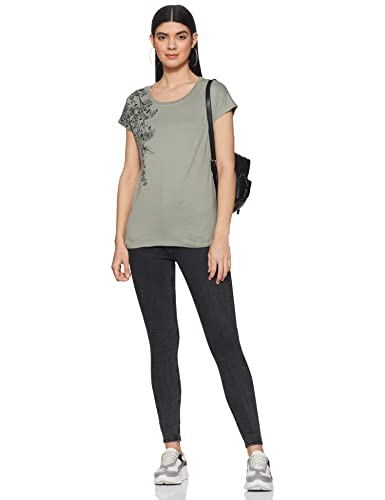 Image of Max Women's Printed Round Neck Regular Fit T-Shirt