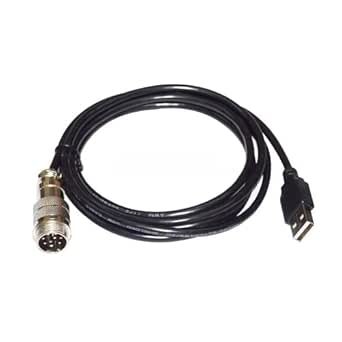 USB To 6 Din Male Adapter Connection Din-USB Cable For Thrustmaster