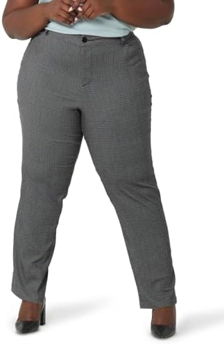 Lee Damen Faltenfreie, Entspannte Passform, Gerades Bein Unterhose, schwarz, 42