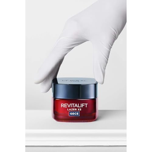 L'Oreal Paris Revitalift Lazer Yoğun Yaşlanma Karşıtı Gece Bakım Kremi (50 ml)