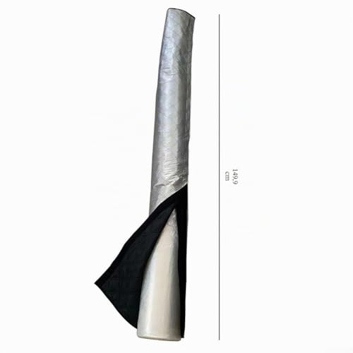 Miniatura 2 de Dazzleex Cubierta Para Manguera De Aire Acondicionado, Cubierta Portátil Para Manguera De Aire Aislante Para Una Fácil Instalación, Apto Para Todas Las Estaciones 150 X 53 Cm Plateado