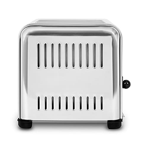 vertes Gastro Toaster 4 Scheiben Elektrisch 2300W aus Edelstahl (Timer mit Klingel, Krümelschublade, Getrennte… – Bild 3