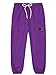 SANGTREE Girl Pants, Jogger Multi-Pocket Elastic Waist Pull On Cargo Pants with Drawstrings, Dark Purple, 13-14 Years = Tag 170