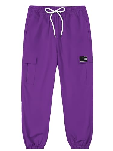 Image of SANGTREE Girls & Womens Drawstring Cargo Jogger Pants,3 Years - Women 3XL