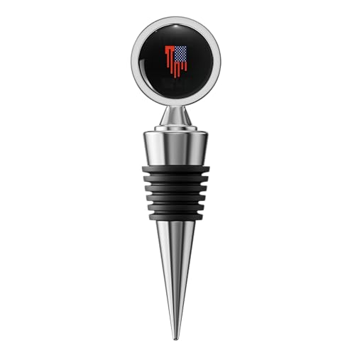 I Stand For The National Anthem T I Don'T Kneel Steel Bottle Wine Stopper Airtight Reusable Plug