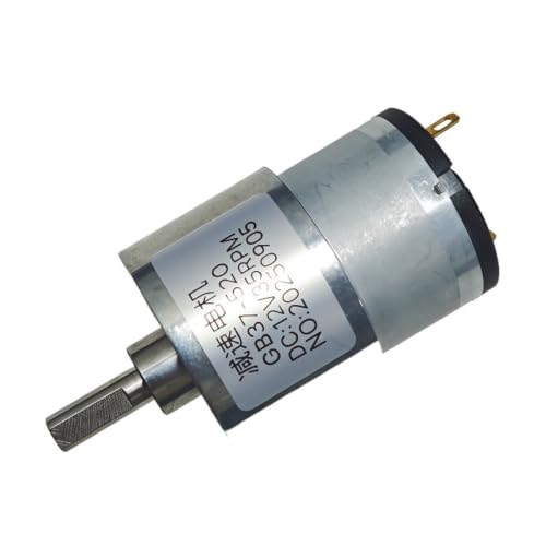 Moteur à engrenages JGB37-520 réversible pour éviter les blocages