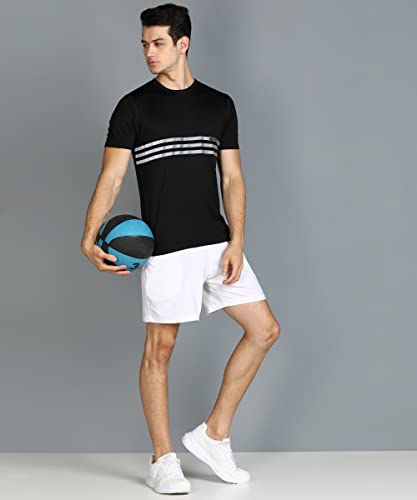Image of Mens Round Neck T-Shirt for Workout and Running