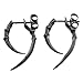 HUUNGGENAI New 2026 Unisex 2Pcs Retro Casting Claw Alloy Cheater Spiral Ear Taper Stretcher Expanders Gauge Tunnel Plug Piercing Stud Earring Jewelry Fashion Accessories Creative For Women And Men