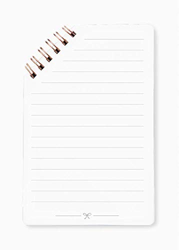 Grafik-Werkstatt 63523 Notepad with 45° Spiral, 50 Sheets Lined, Copper Cut, Dots, 9.5 x 14.5 cm, Gold - Image 2