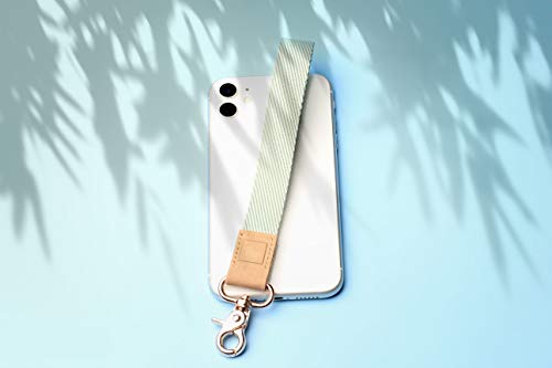 DQL schlüsselanhänger lang, schlüsselband fur Damen, Neck Lanyard Keychain Holder for Men and Women - Cool Lanyards for Keys Wallet and ID Badge Holder (Grün)