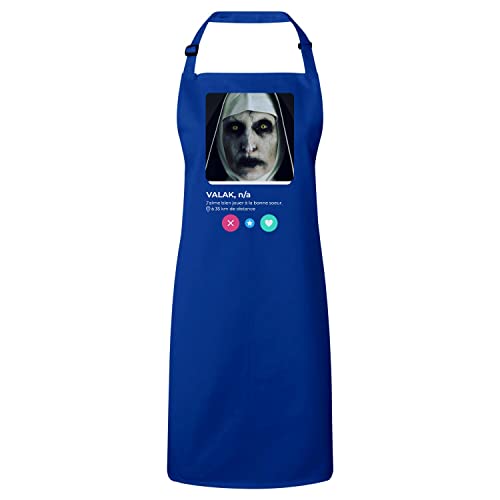 Tablier cuisine Valak nonne horreur vêtement protection pour repas réseau social rencontre