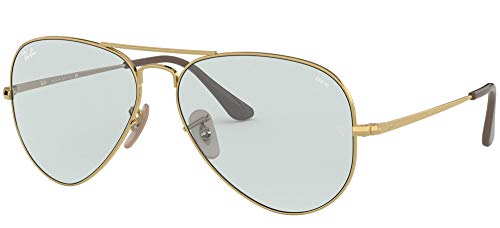 Image of Ray-Ban Unisex Polarized Pilot Sunglasses - 0RB3689