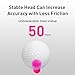 Amy Sport Golf Tees Step Down Plastic Unbreakable 50 Pack 2 1/4 inch 57 mm Pink Reusable Bulk Set Professional Height Control Castle Tee for Practice (50 Pack 2 1/4