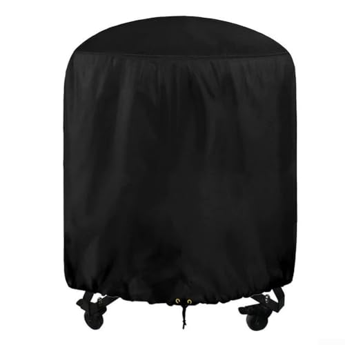 TDCuizent Housse de protection ronde pour barbecue d'extérieur, 73 x 71 cm, imperméable, anti-poussière et résistante aux UV, convient pour terrasse,...