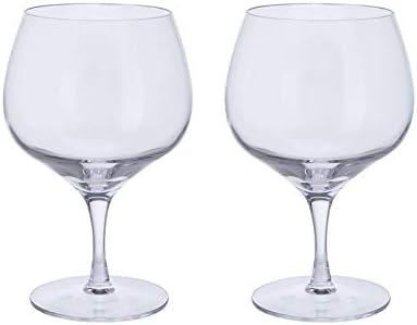 Dartington Crystal ST3351/5/P Bar Excellence Gin Copa Pair Balloon Glasses, Crystal, Clear