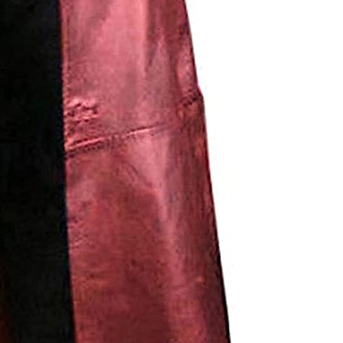 Chaqueta larga de cuero para hombre clásica miniatura 5