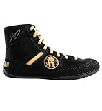 SPARTAN COMBAT Yianni Wrestling Shoe (Black/Gold, 13)
