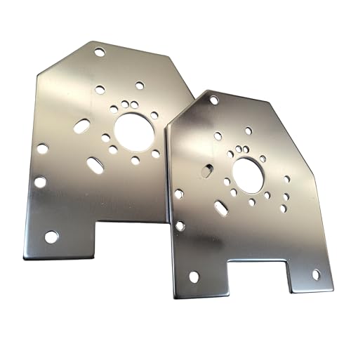 Carolina Tarps Aluminum Tarp Spool Mounting Bracket for Dump Truck Tarp Systems - Universal Motor & Sprocket Mount [2 Pack]
