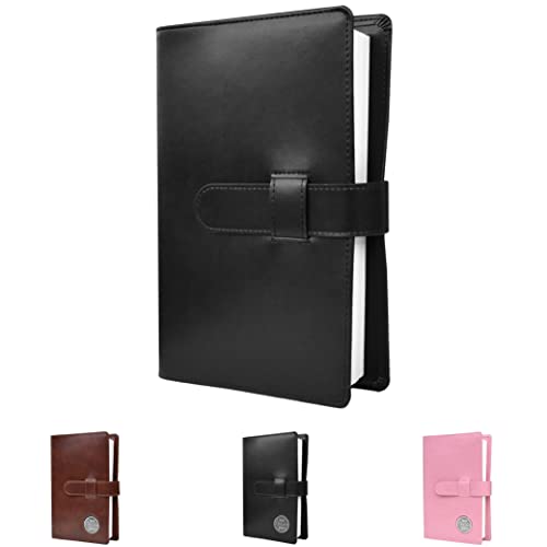 Single AA Big Book Cover | by Galileo | Perfect Gift | Alcoholics Anonymous (Plain/Black)
