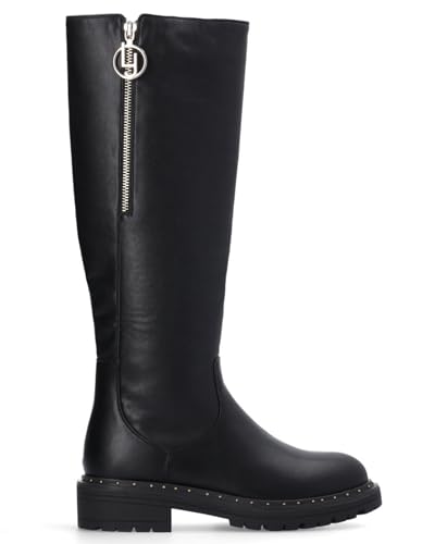 Bottes 4F3735ex014 Liu Jo en simili-cuir noir avec finitions premium de luxe