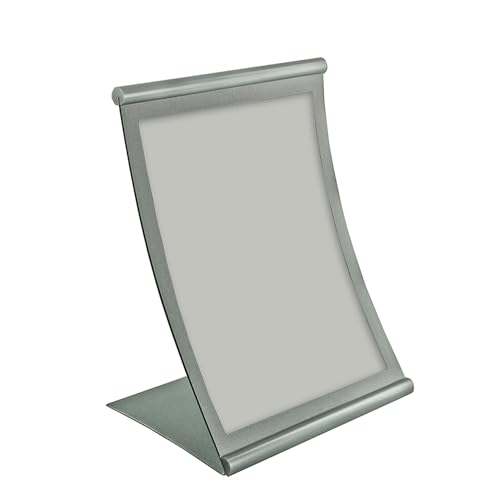 Azar Displays 300880 8.5-Inch W by 11-Inch H Curved Metal Frame by Azar Displays - Used condition - US$18.67