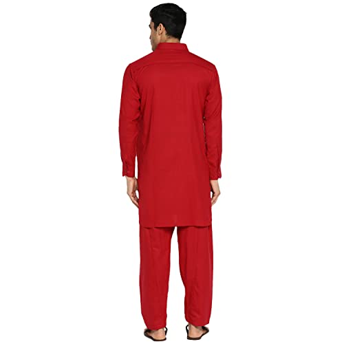 Image of Royal Kurta Men's Cotton Pathani Suit