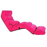 Silla de juego ajustable en el piso: se ajusta a 5 posiciones diferentes, lo que le permite relajarse en posición vertical o incluso recostarse completamente hacia atrás.