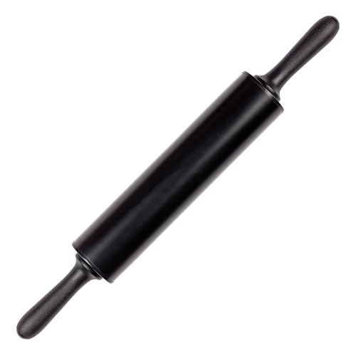 Tala Non-Stick Rolling Pin in Black 46cm x 6cm - Comfortable Handles, Non-Stick Surface, Uses Less Flour