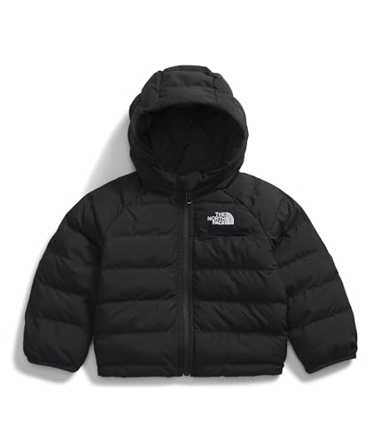 Image of The North Face Baby Reversible Perrito Hooded Jacket, 3M, TNF Black