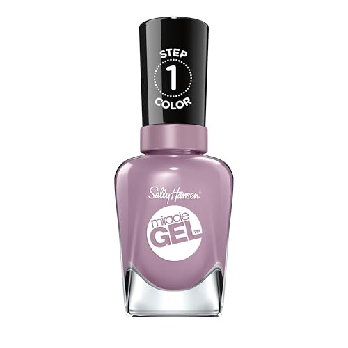 Sally Hansen Miracle Gel, Street Flair, Gel-Like Nail Polish, NO UV Light Required, Chip-Resistant, Long Lasting - Up to 8 days, Easy to Use, Salon Quality Results, Vegan Formula, 14.7ml
