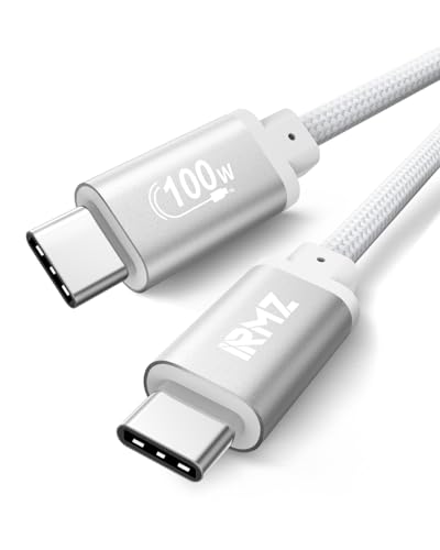 Weiß USB C Kabel 5M, Lang USBC auf USBC Kabel 5A Schnellladung, Ladekabel USB-C 5M für iPhone 17 16 Pro Max, für iPhone 17 Air, Samsung Galaxy S25 S24