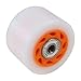 8pcs 58mm x 39mm Quad Roller Skate Wheels with High Carbon Steel Bearings, High Elastic PU for Outdoor, Indoor, Asphalt Roads and Parks, Compatible with Double-Row and Quad(Orange (92A))
