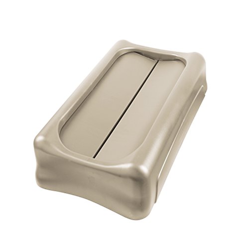 Rubbermaid Commercial FG267360BEIG Swing Lid for Slim Jim Containers, Beige