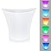 Cubitera De Hielo LED, FIPASEN Regular 5L Cubitera Iluminado con Varios Colores que Cambian para Fiesta/ Hogar/ Bar, Impermeable Vino Contenedores para Retro Bebida Vino Cerveza (Color Degradado)