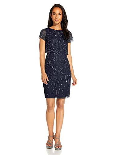 Image of Adrianna Papell Women's Beaded Cocktail Dress