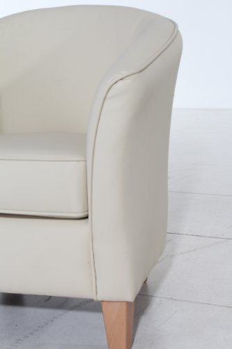 Max Winzer Sessel Lucca | Aus Kunstleder in beige | 2343-1100-2070102 - 2343-1100-2070102 Max Winzer Sessel Lucca | Aus Kunstleder in beige | 2343-1100-2070102