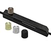 Zing Ear ZE-02A Floor Lamp Dimmer Switch 500W 120VAC Knob Rotary Switch Replacement Kit Plastic Shell (Black)