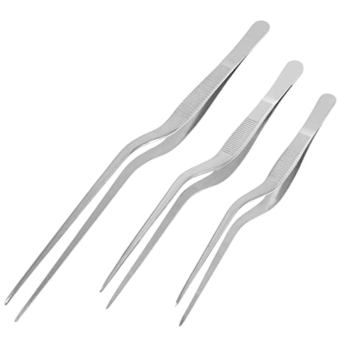 Cabilock 3pièces Pince à Épiler Cuisine Acier Inoxydable Pince à Arêtes De Poisson