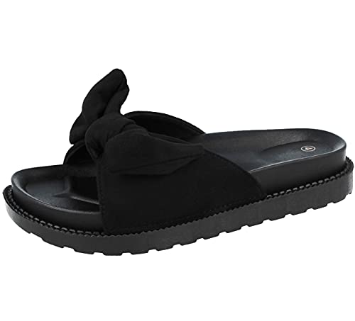 Sandalias planas gruesas con lazo Cover