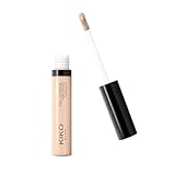 KIKO Milano Full Coverage Dark Circles Concealer 17, Correttore Liquido Per Contorno Occhi E Viso Ad Alta Coprenza, 17 Almond
