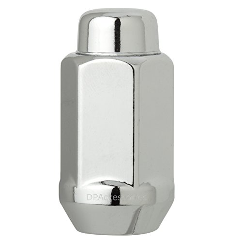 Dpaccessories 24 Chrome 9/16-18 Closed End Xl Bulge Acorn Lug Nuts - Cone Seat - 7/8" Hex D3613-2305/24 #TOP1