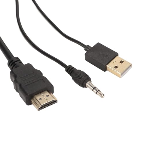Image of SANCY VGA to HDMI Adapter Cable, 6 Feet VGA to HDMI Cable 1080P Video Converter with Sound and Power Supply for Laptop PC