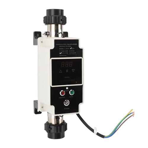 Sxhlseller Bomba de Calor Piscina 230V 2,7-3,3KW con Pantalla Digital