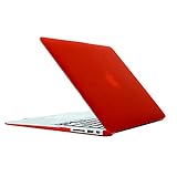 3. Einfach zu tragen. Yangeryang. Schutzhülle Notebook-Harte Kristallschutzabdeckung Shell for MacBook Air 13,3 Zoll A1466 (2012-2017) / A1369 (2010-2012) (Color : Red)